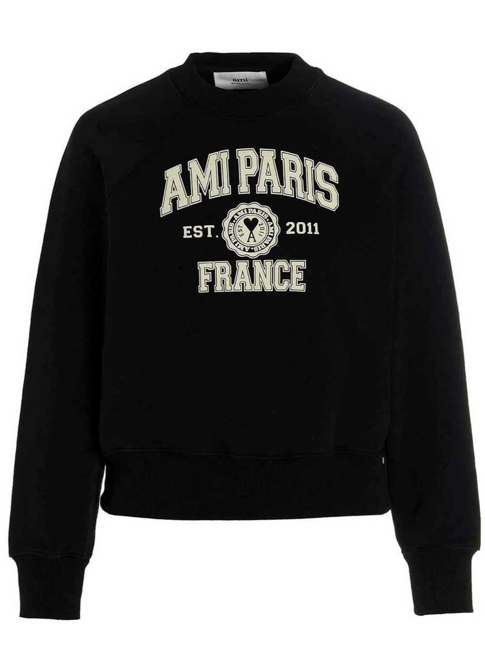 Ami Paris Black Modify Sweatshirt, Missing Size. M, by Measurements